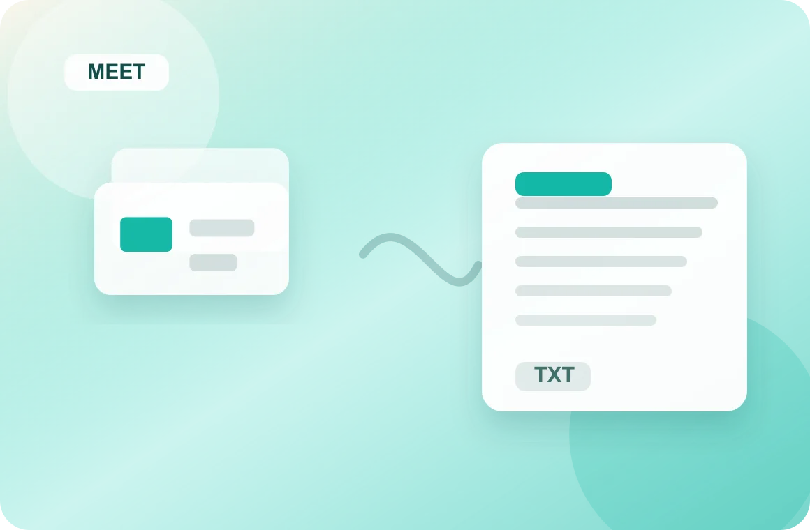 AI Meeting Note Taker organizes long manual review into transcript output