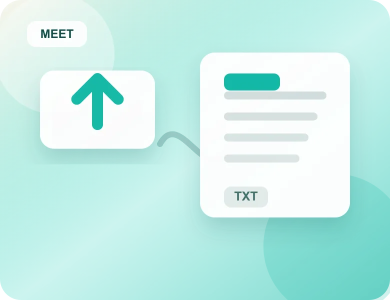 Upload source media for AI Meeting Note Taker