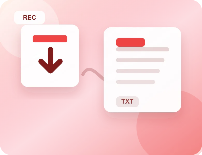 Export the completed transcript from AI Voice to Text Generator