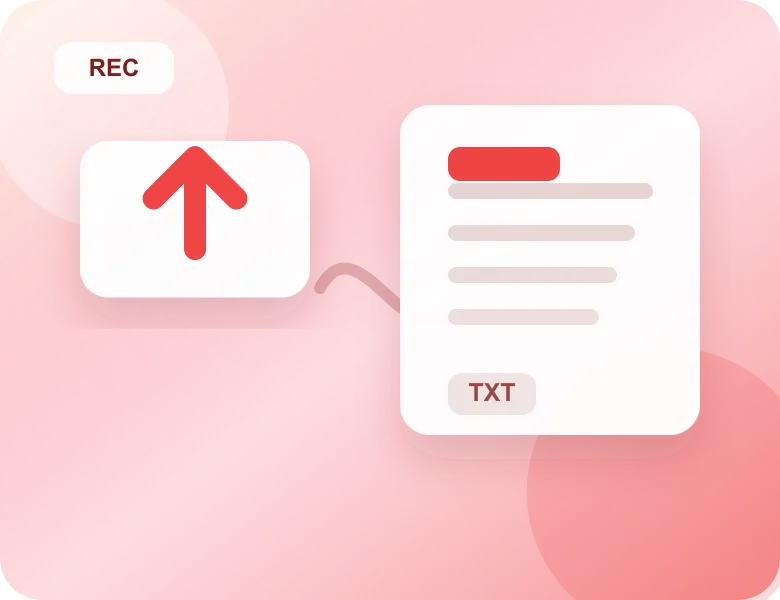 Upload source media for AI Voice to Text Generator