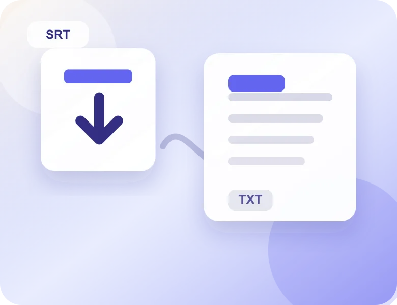 Export the completed transcript from AI YouTube Subtitle Generator
