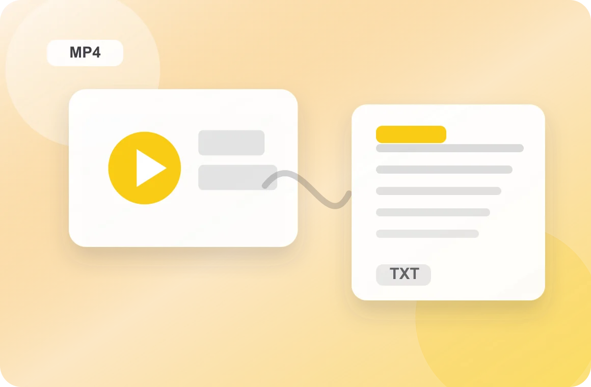MP4 to Text source media becoming editable transcript text
