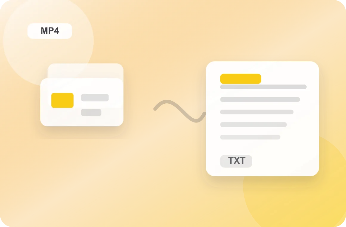 MP4 to Text organizes long manual review into transcript output