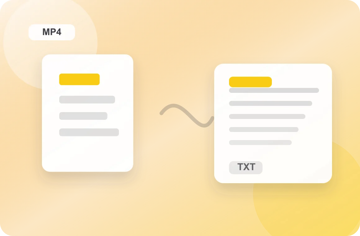 MP4 to Text converts media into a clean text document