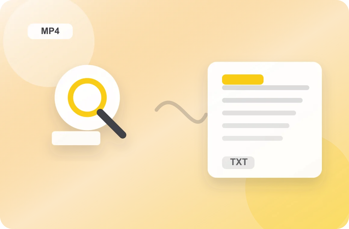 MP4 to Text creates searchable transcript insights with AI