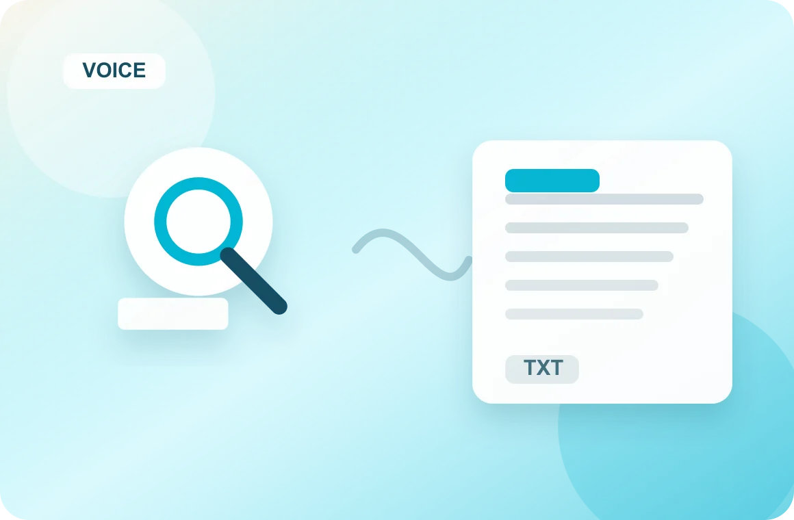 Speech to Text AI creates searchable transcript insights with AI