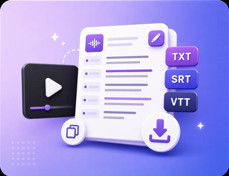 Download the TikTok transcript in a reusable format
